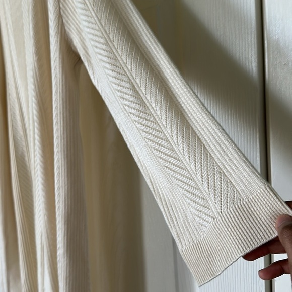 Emaline Cream Knit Cardigan Size M - Picture 7 of 7